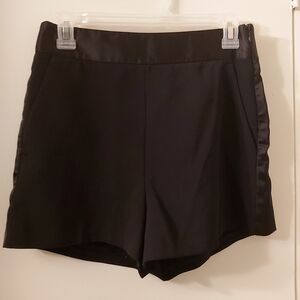 Express Size 4 Black Formal Polyester Shorts